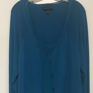 Lane Bryant Teal Sweater Set